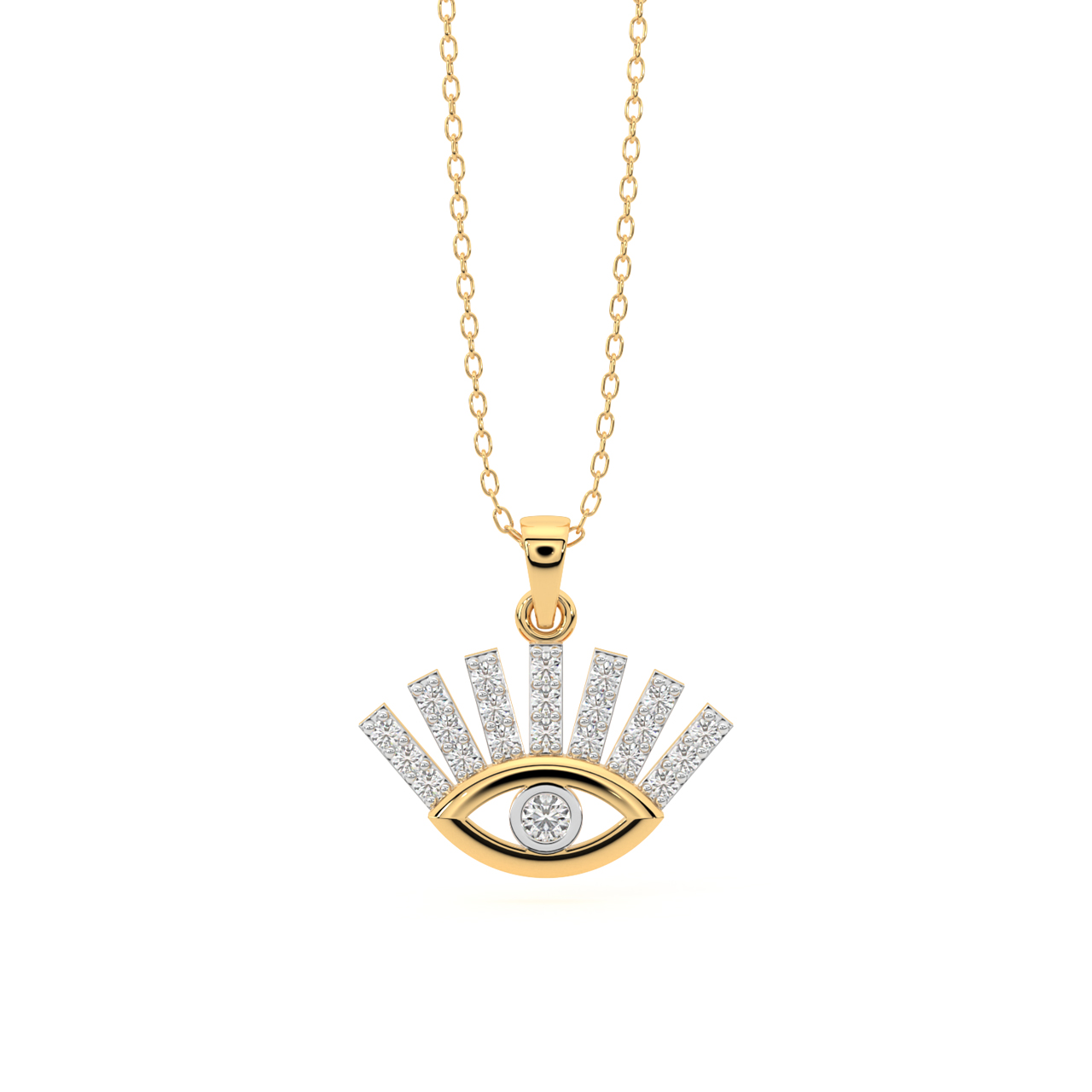 The Evil Eye Diamond Pendant